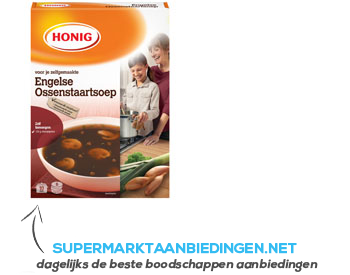 Honig Engelse ossenstaartsoep aanbieding