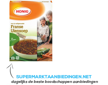 Honig Franse uiensoep aanbieding