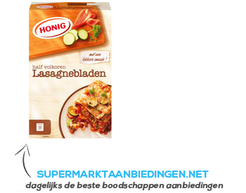 Honig Half volkoren lasagnebladen aanbieding
