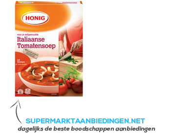 Honig Italiaanse tomatensoep aanbieding