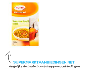 Honig Krul vermicelli middel aanbieding