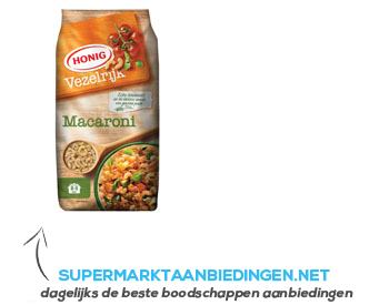 Honig Macaroni vezelrijk aanbieding