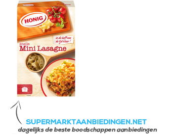 Honig Mini lasagne aanbieding