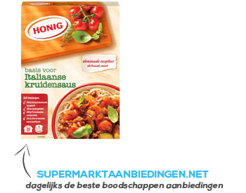 Honig Mix voor Italiaanse kruidensaus aanbieding