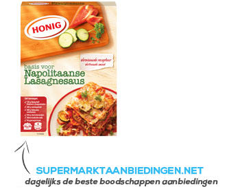 Honig Mix voor Napolitaanse lasagnesaus aanbieding