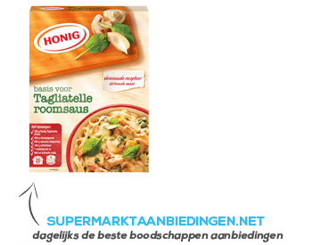 Honig Mix voor tagliatelle roomsaus aanbieding