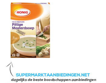 Honig Pittige mosterdsoep aanbieding