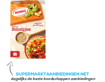 Honig Schelpjes aanbieding