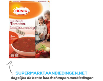 Honig Tomaten/ basilicumsoep aanbieding