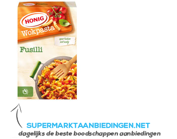 Honig Wokpasta fusilli aanbieding