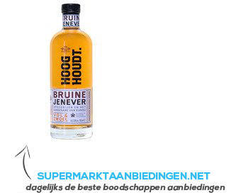 Hooghoudt Bruine jenever