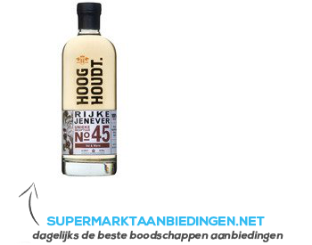 Hooghoudt Rijke Jenever nr. 45 aanbieding