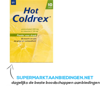 Hot Coldrex Poeder voor drank aanbieding