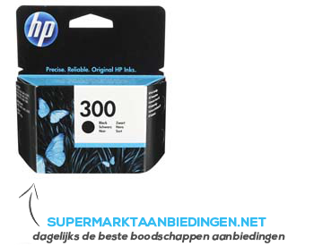 HP Inktcartridge 300 zwart aanbieding