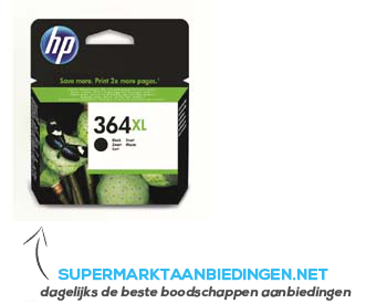 HP Inktcartrigde 364XL zwart aanbieding