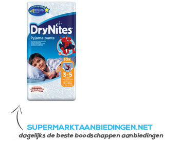 Huggies DryNites boy 3-5 jaar aanbieding