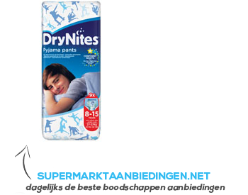 Huggies DryNites boy 8-15 jaar (27-57 kg) aanbieding