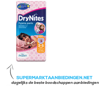 Huggies DryNites girl 3-5 jaar aanbieding