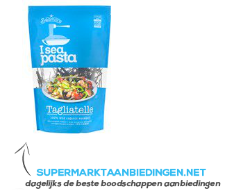 I sea pasta Tagliatelle biologisch aanbieding