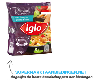 Iglo Bami goreng met groenten & kipfilet aanbieding