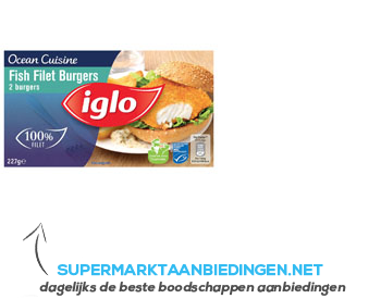 Iglo Fish filet burgers