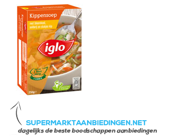 Iglo Kippensoep aanbieding