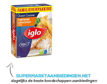 Iglo Ocean Cuisine Lekkerbekjes traditioneel aanbieding