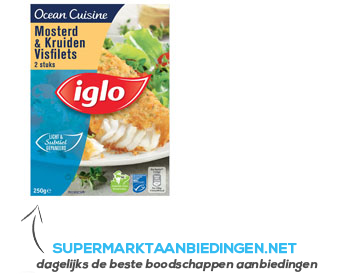 Iglo Ocean cuisine mosterd-kruiden aanbieding