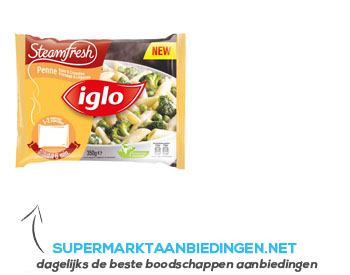 Iglo Steamfresh penne kaas & groenten aanbieding