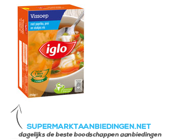 Iglo Vissoep aanbieding