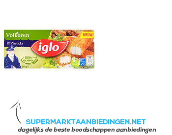 Iglo Volkoren vissticks aanbieding