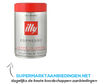 Illy Espresso bonen aanbieding