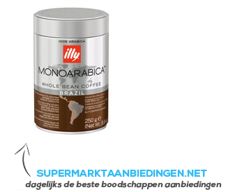 Illy Monoarabica bonen Brazil aanbieding