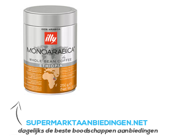 Illy Monoarabica bonen Ethiopia aanbieding