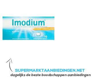 Imodium Instant smelt tablet 2 mg aanbieding