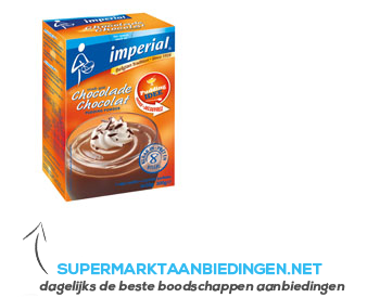 Imperial Pudding chocolade aanbieding