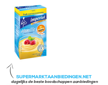 Imperial Pudding vanille maxi pack aanbieding