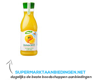 Innocent Orange juice with bits aanbieding