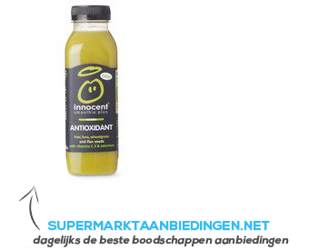 Innocent Smoothie plus antioxidant aanbieding