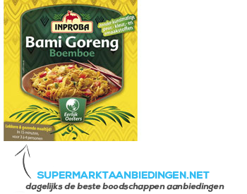 Inproba Boemboe bami goreng aanbieding