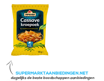 Inproba Cassave kroepoek aanbieding