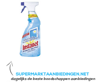 Instanet Alcohol window spray aanbieding