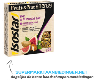 Isostar Fruit en nut energy reep vijgen aanbieding