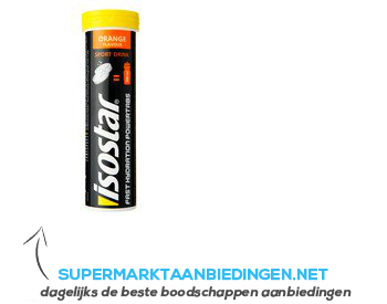 Isostar Powertabs orange aanbieding