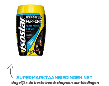 Isostar Sportdrink fresh aanbieding