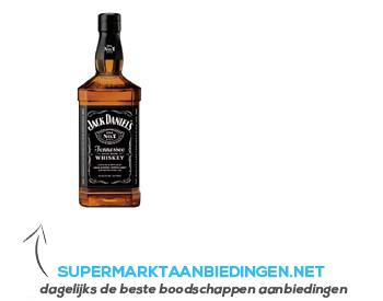 Jack Daniels Bourbon Whiskey aanbieding