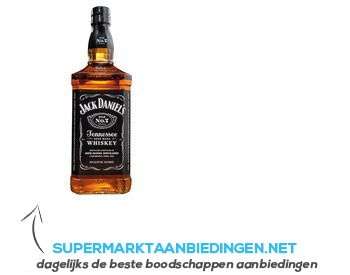 Jack Daniels Tennessee sour mash whiskey aanbieding