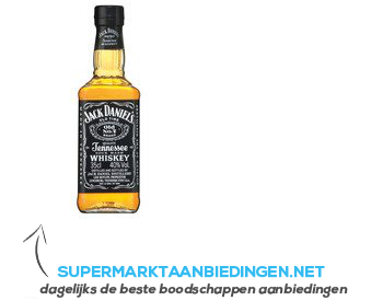 Jack Daniels Tennessse sour mash whiskey aanbieding