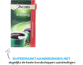 Jacobs Kronung entkoffeiniert aanbieding