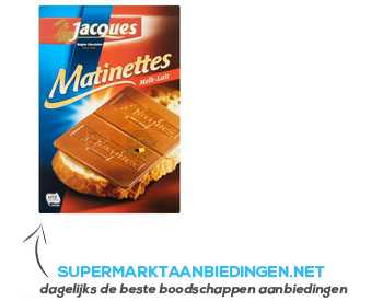 Jacques Matinettes melk aanbieding